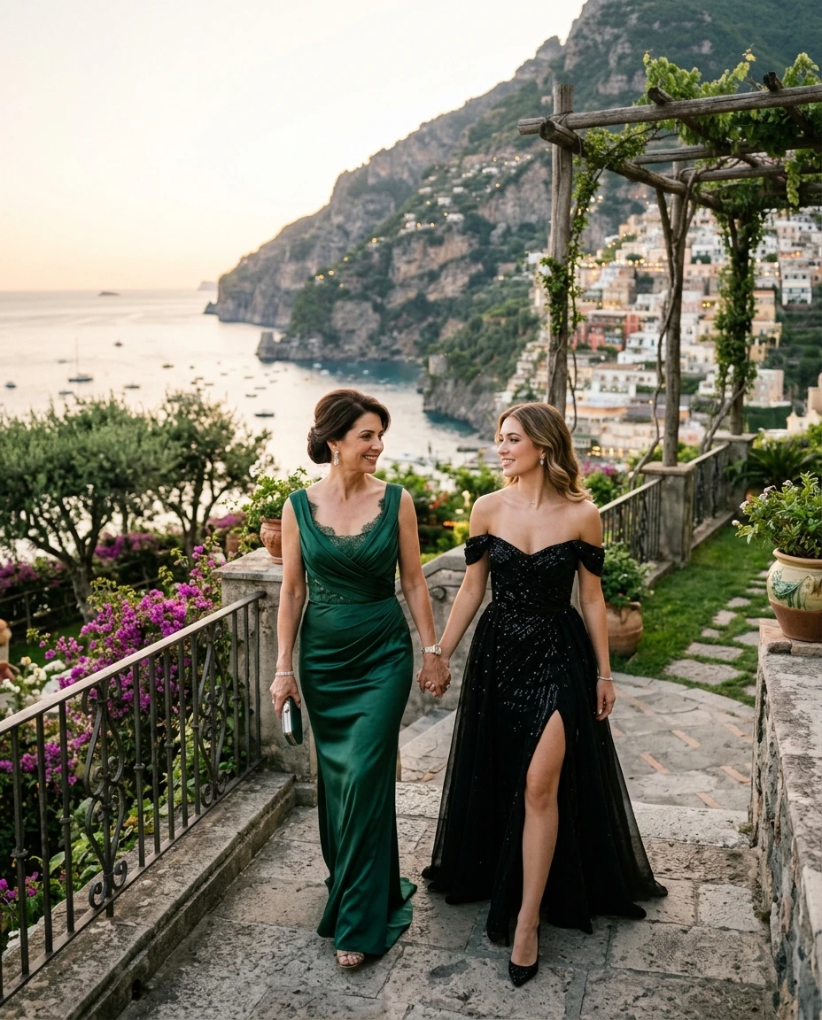Gemma Deeks Style Guide: Black tie Mother’s Day in Capri Summer 2026