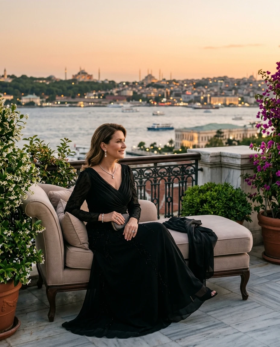 Gemma Deeks Style Guide: Black tie Mother’s Day in Istanbul Summer 2026