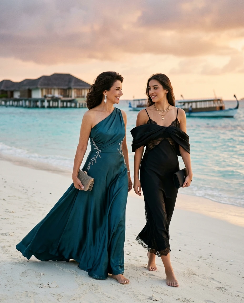 Gemma Deeks Style Guide: Black tie Mother’s Day in Maldives Summer 2026