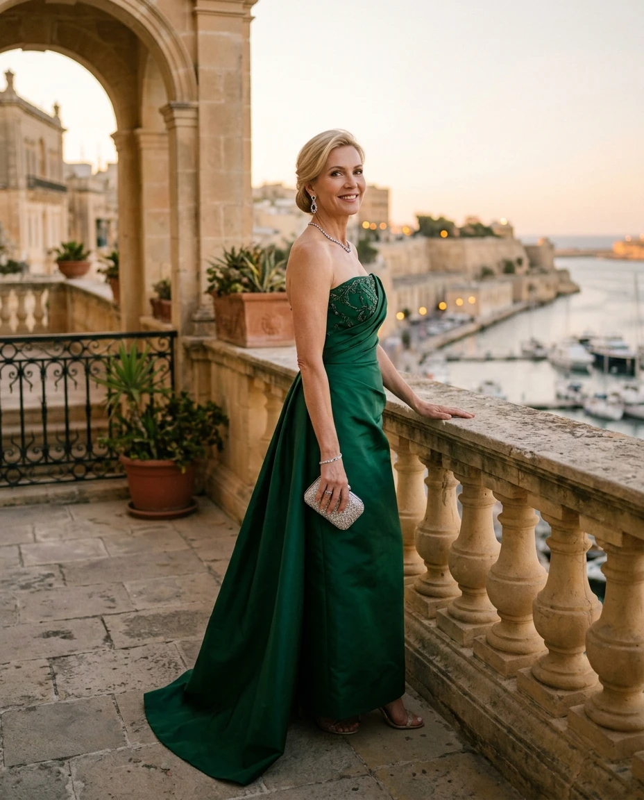 Gemma Deeks Style Guide: Black tie Mother’s Day in Malta Summer 2026