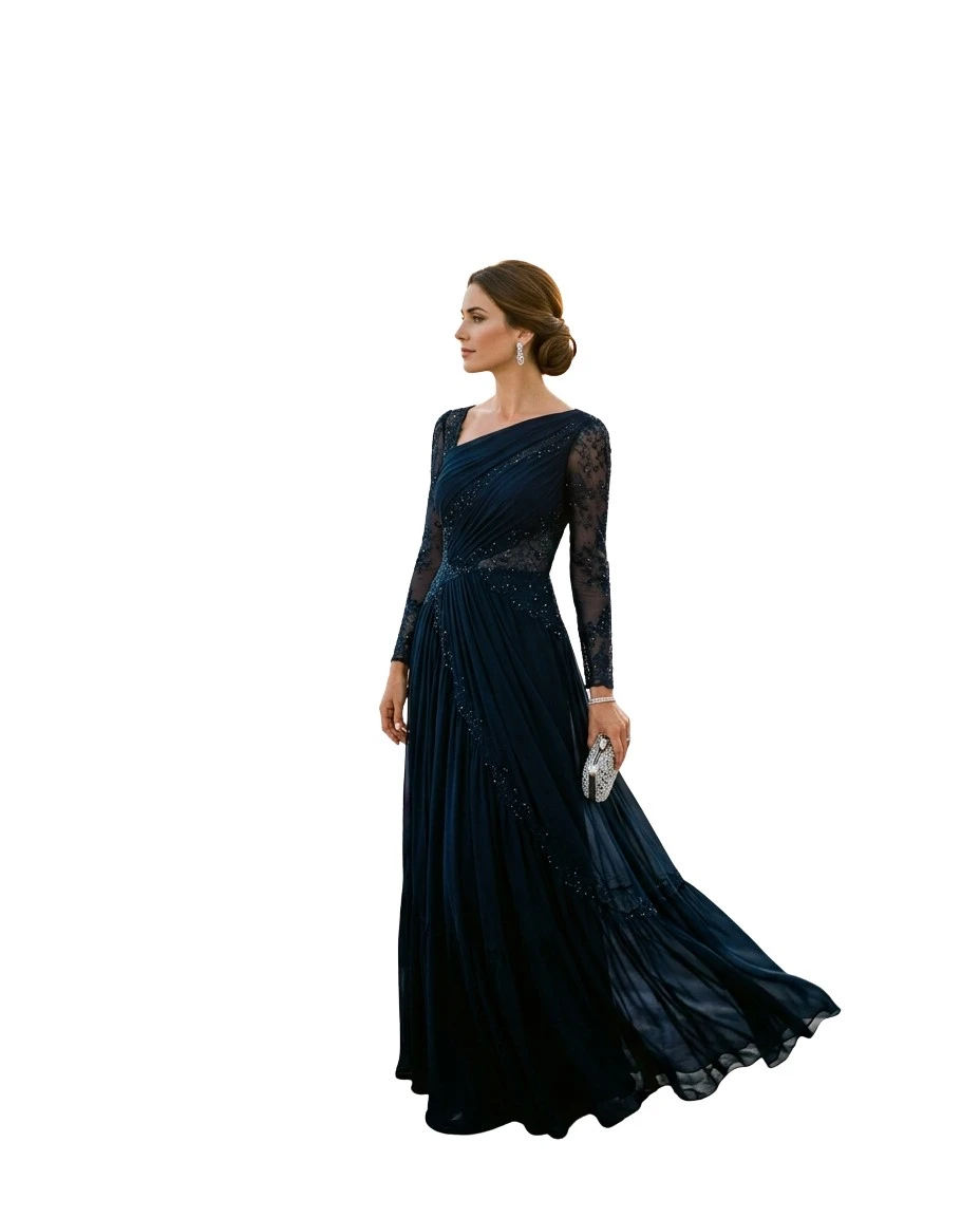 Gemma Deeks Style Guide: Black tie wedding guest dress in Santorini Summer 2026