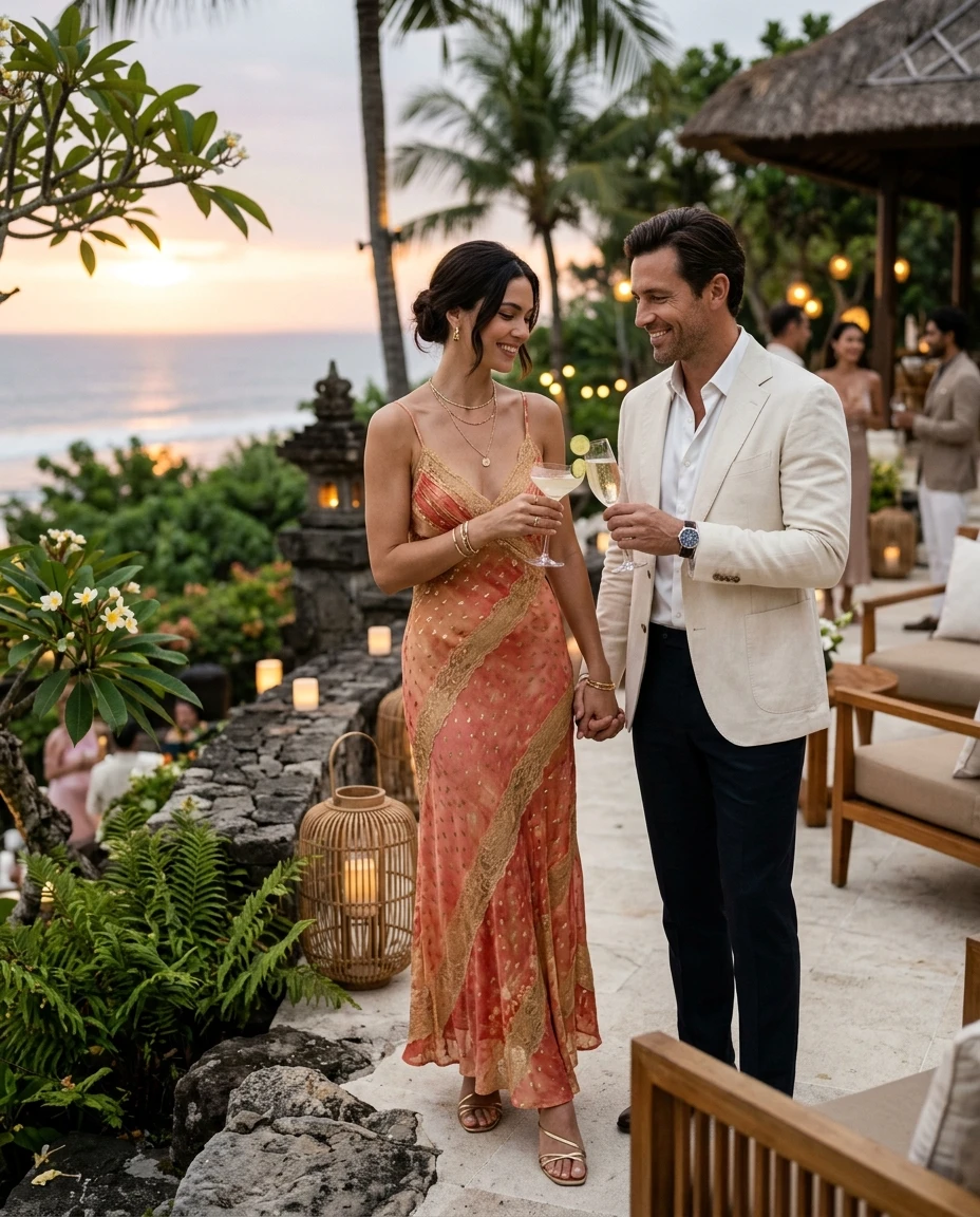 Gemma Deeks Style Guide: Cocktail Anniversary in Bali Summer 2026