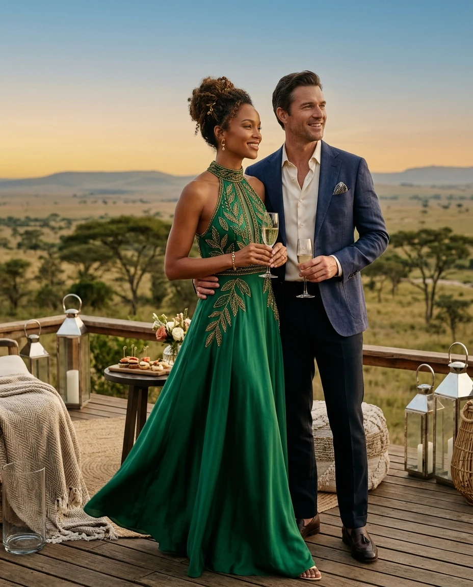 Gemma Deeks Style Guide: Cocktail Anniversary in Kenya Summer 2026