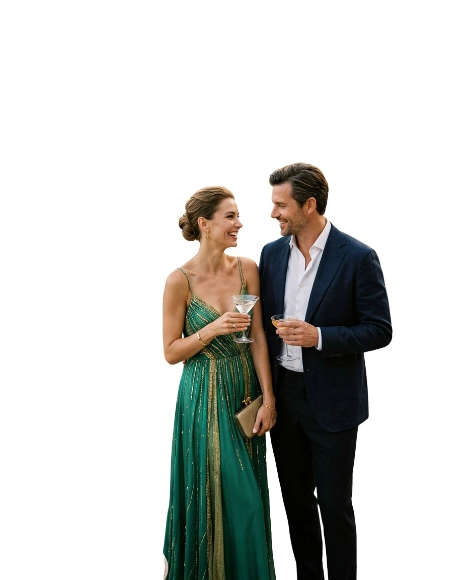 Gemma Deeks Style Guide: Cocktail Anniversary in Lake Como Summer 2026