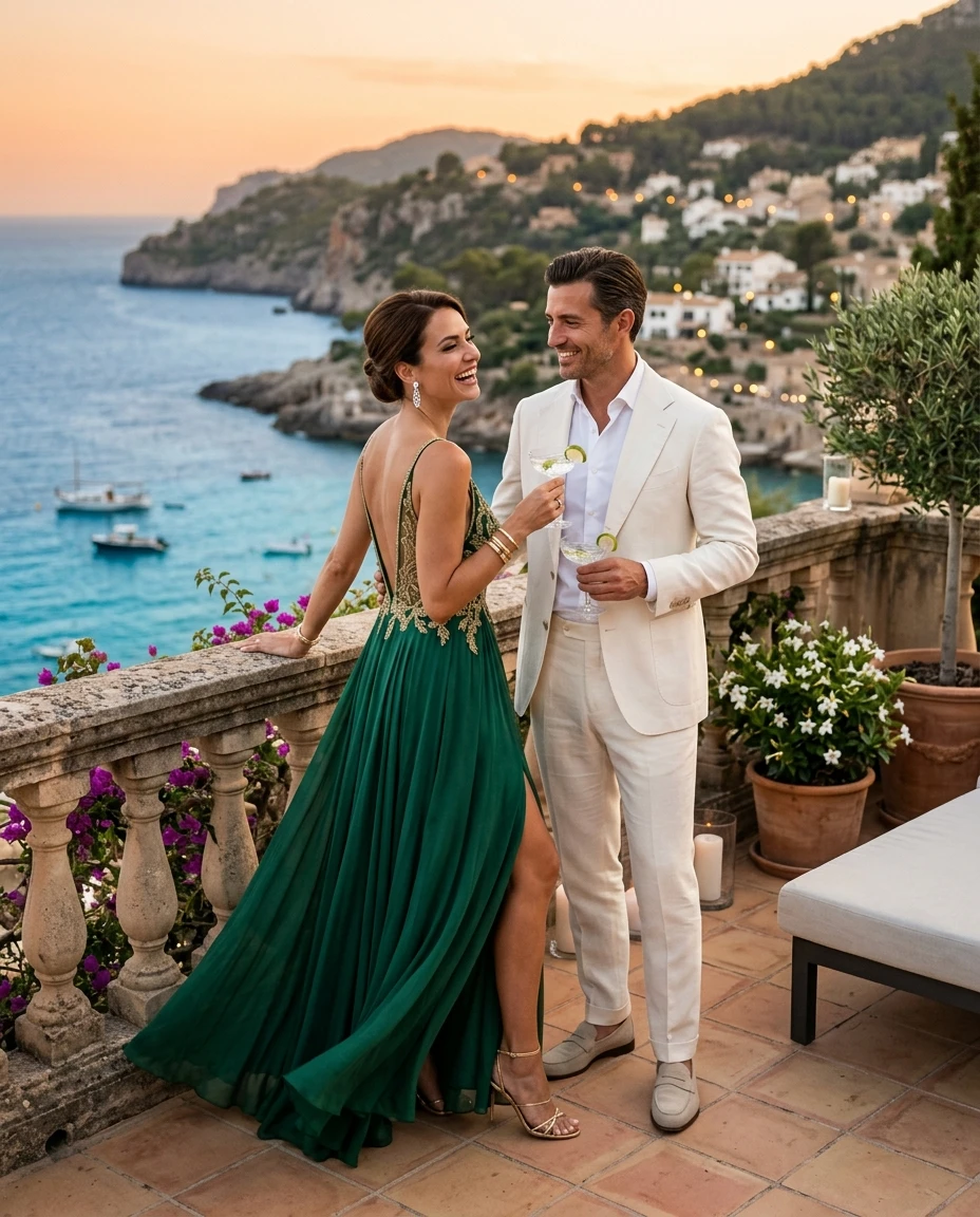 Gemma Deeks Style Guide: Cocktail Anniversary in Majorca Summer 2026