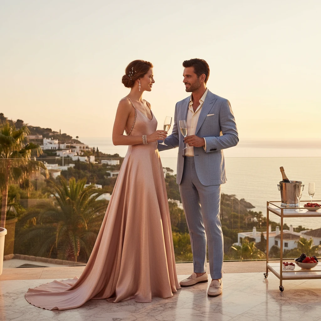 Gemma Deeks Style Guide: Cocktail Anniversary in Marbella Summer 2026