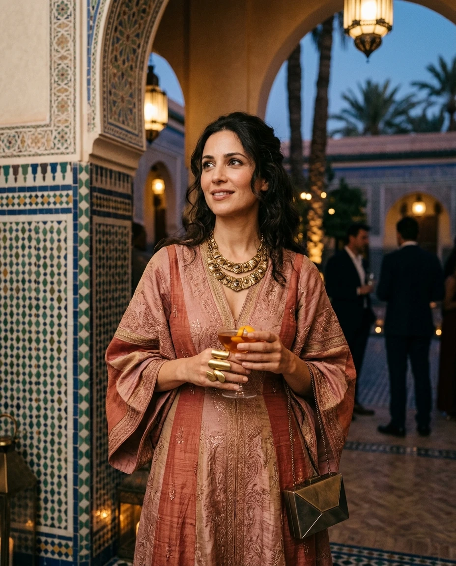 Gemma Deeks Style Guide: Cocktail Anniversary in Moroco Summer 2026