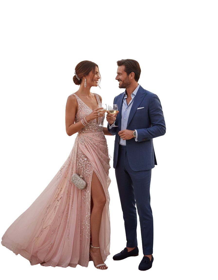 Gemma Deeks Style Guide: Cocktail Attire Anniversary in Capri Summer 2026