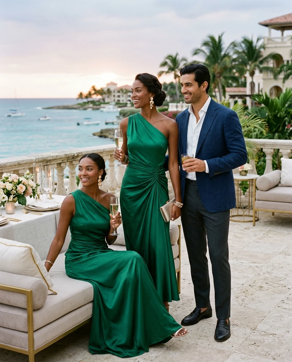 Gemma Deeks Style Guide: Cocktail Attire Anniversary in La Romana Summer 2026