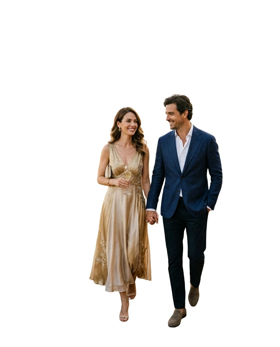 Gemma Deeks Style Guide: Cocktail Attire Anniversary in Tuscany Summer 2026
