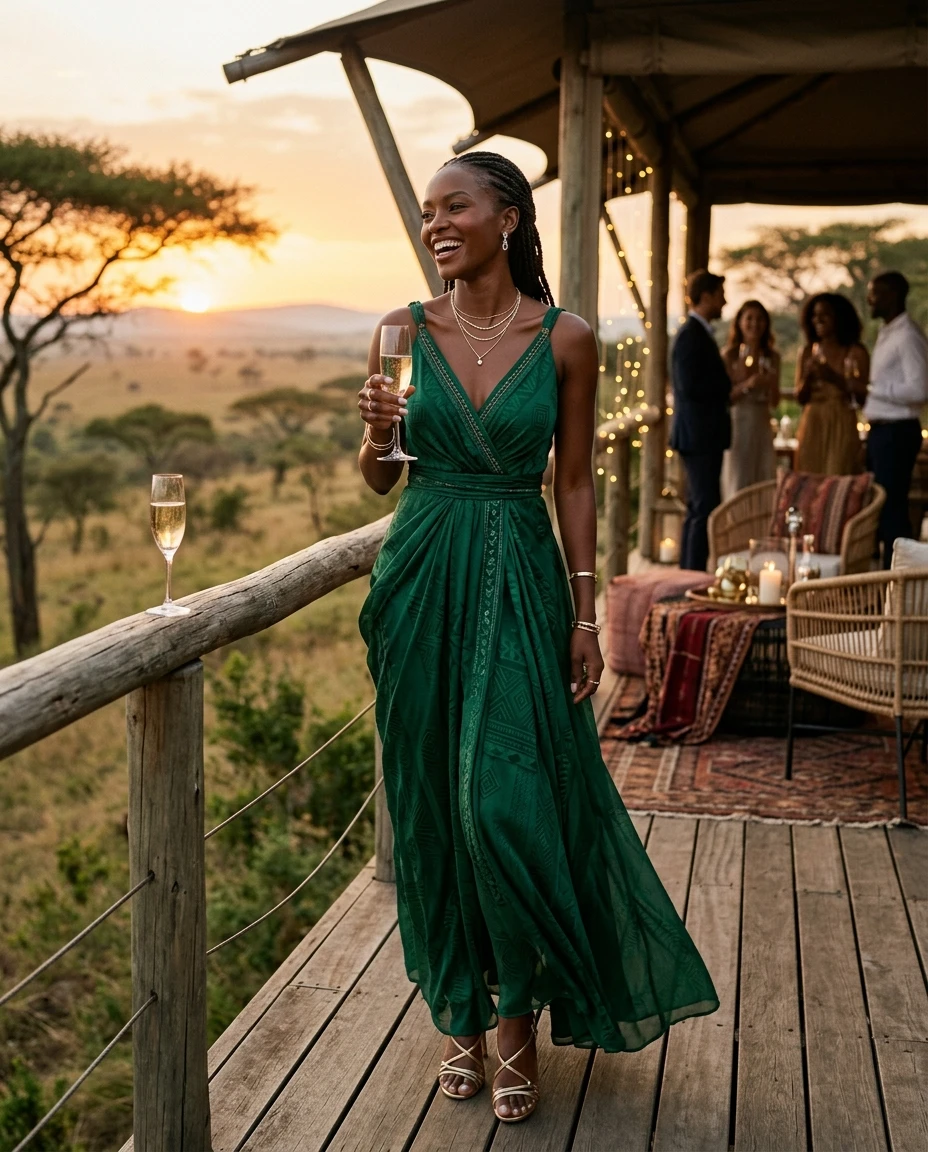 Gemma Deeks Style Guide: Cocktail Attire Birthday in Kenya Summer 2026