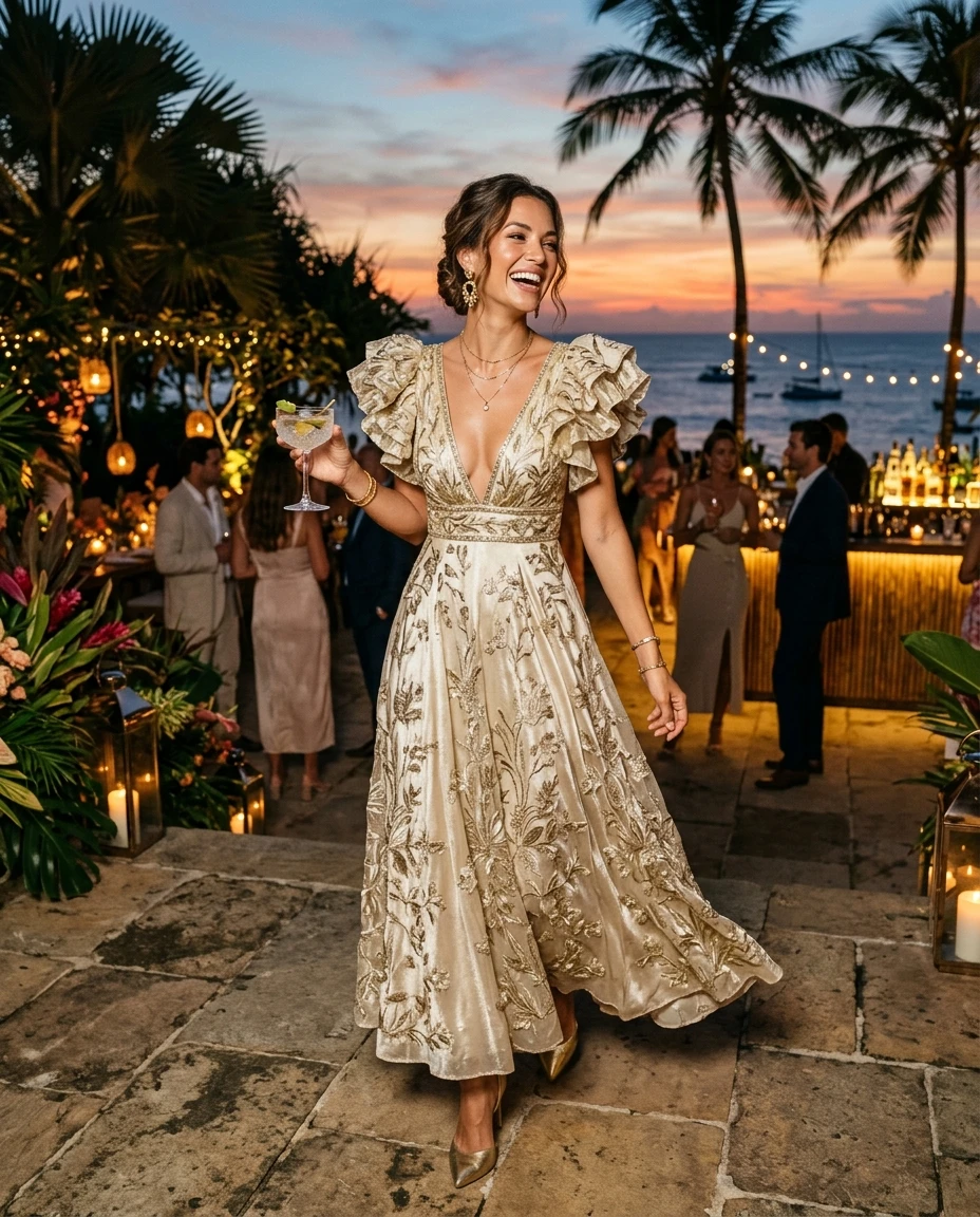 Gemma Deeks Style Guide: Cocktail Attire Birthday in Sri Lanka Summer 2026