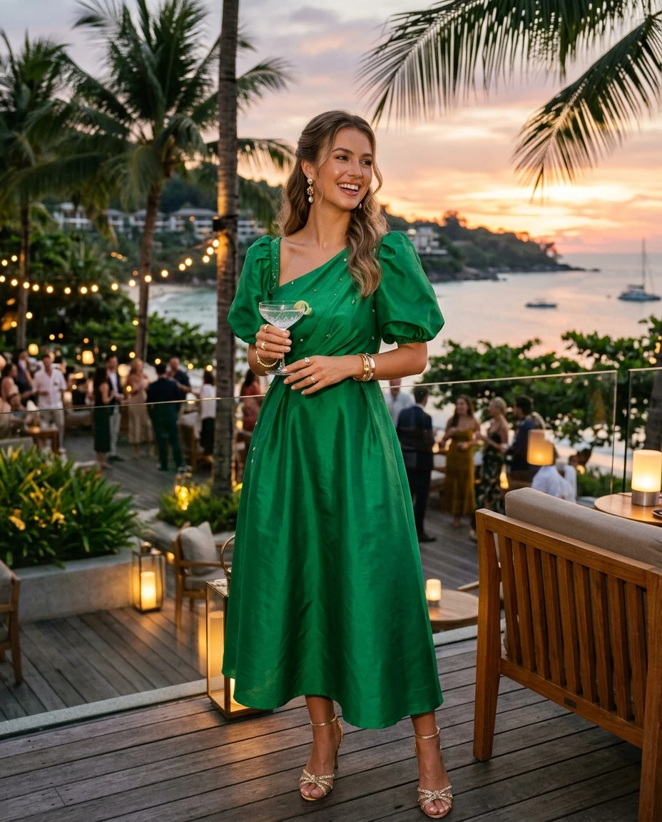 Gemma Deeks Style Guide: Cocktail Attire Birthday in Thailand Summer 2026