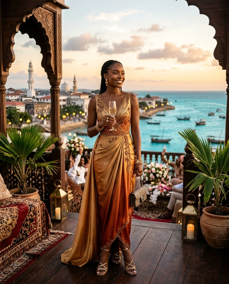 Gemma Deeks Style Guide: Cocktail Attire Birthday in Zanzibar Summer 2026