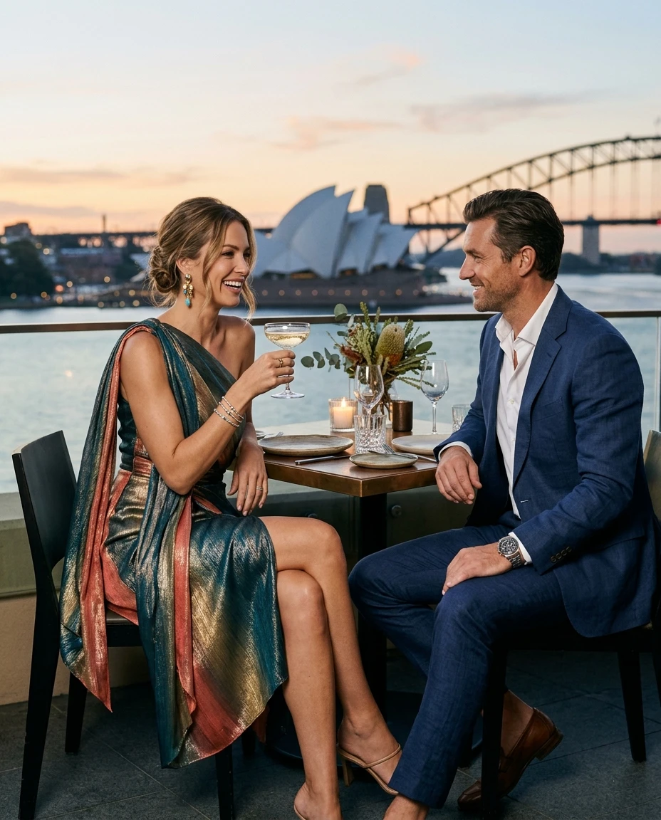 Gemma Deeks Style Guide: Cocktail Attire Date night in Australia Summer 2026