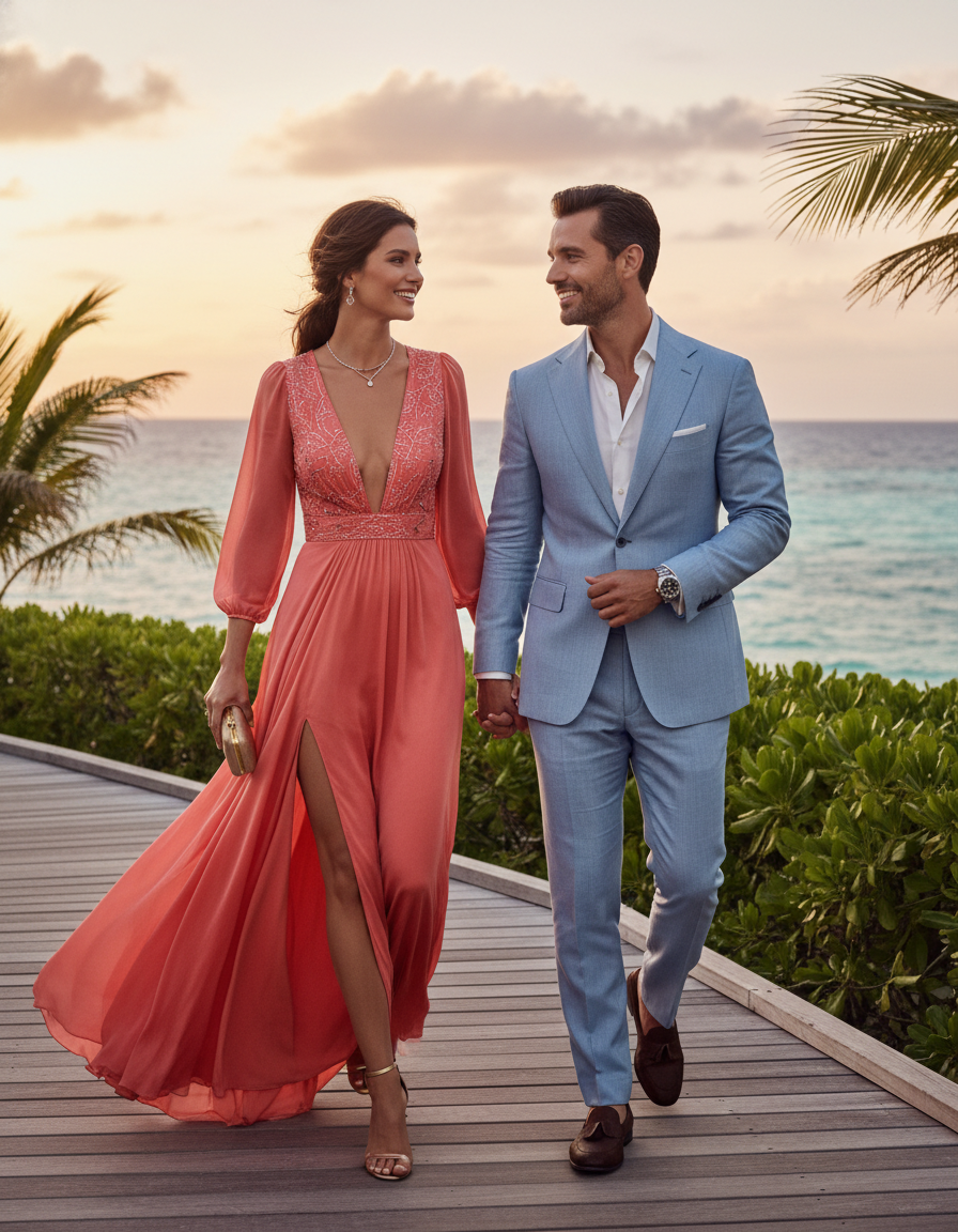Gemma Deeks Style Guide: Cocktail Attire Date night in Cancun Summer 2026