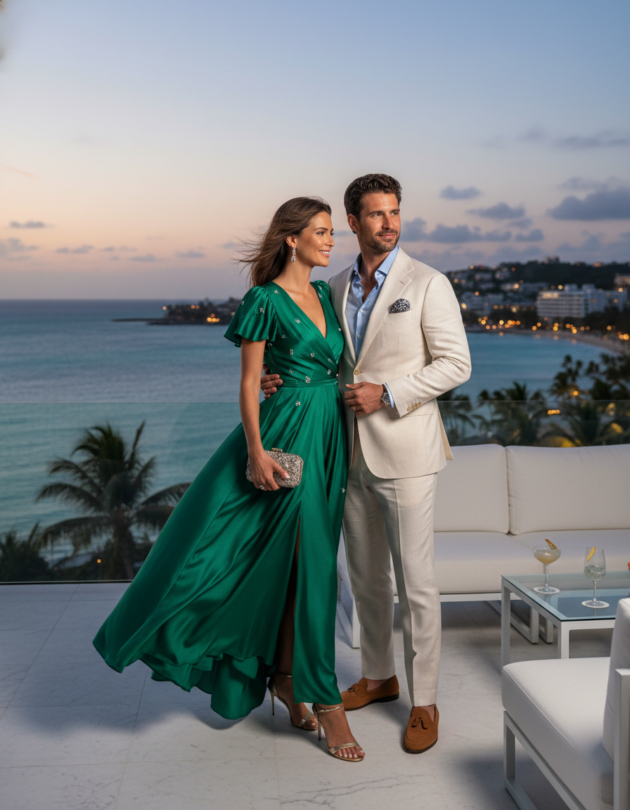 Gemma Deeks Style Guide: Cocktail Attire Date night in Montego Bay Summer 2026