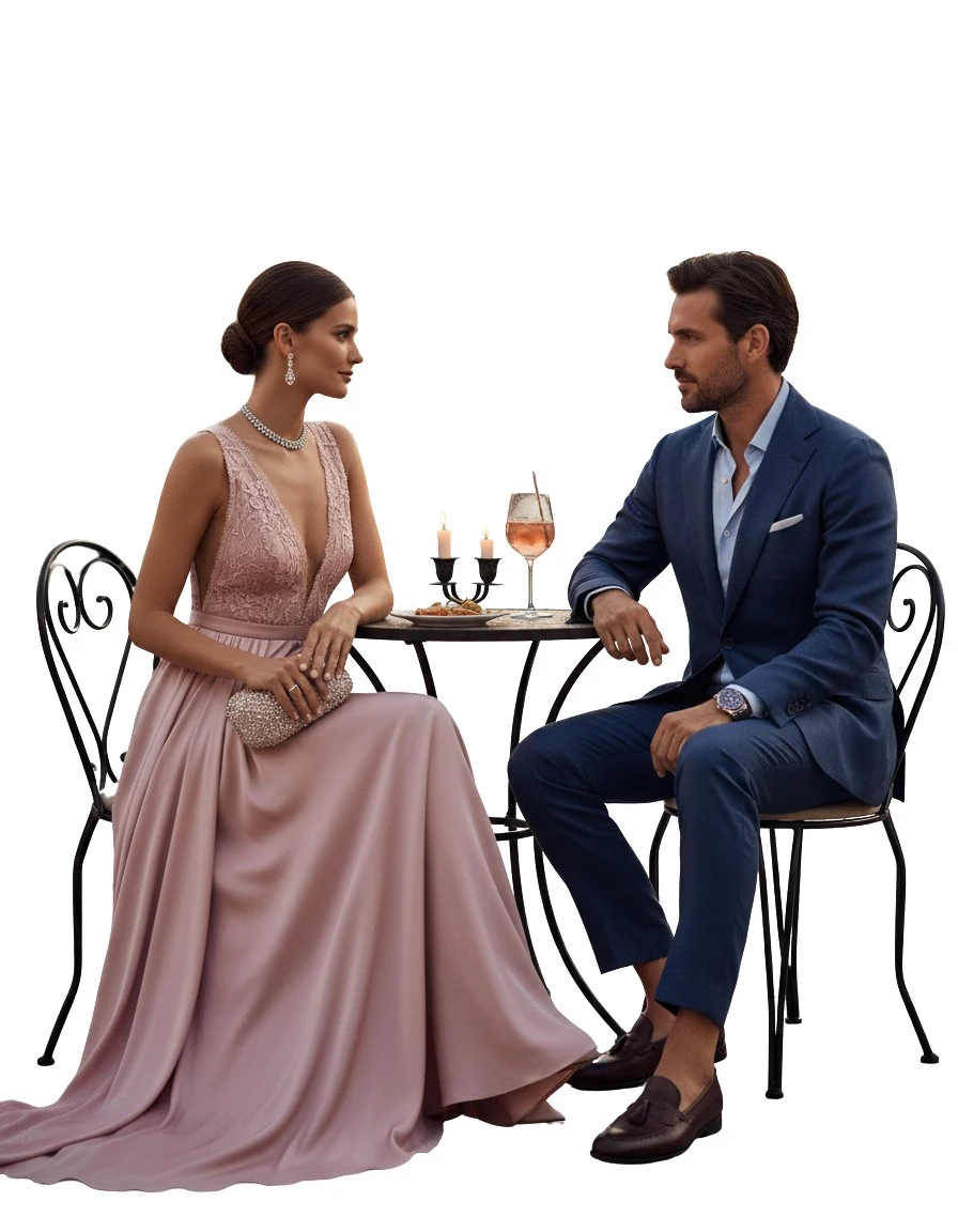 Gemma Deeks Style Guide: Cocktail Attire Date night in Venice Summer 2026