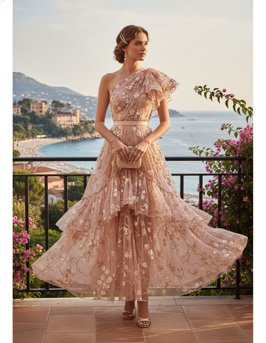 Gemma Deeks Style Guide: Cocktail Attire Designer Summer Dresses in France Summer 2026