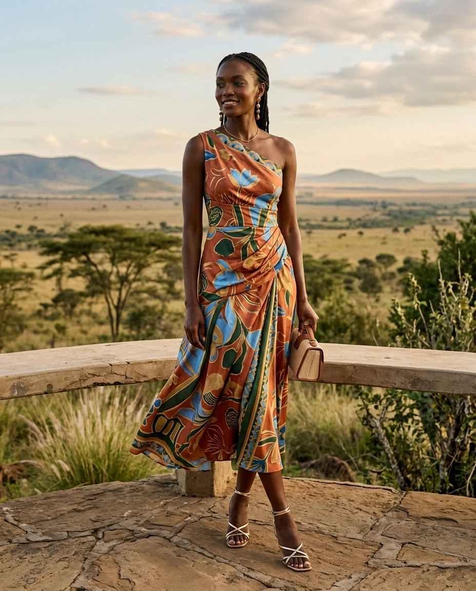 Gemma Deeks Style Guide: Cocktail Attire Designer Summer Dresses in Kenya Summer 2026