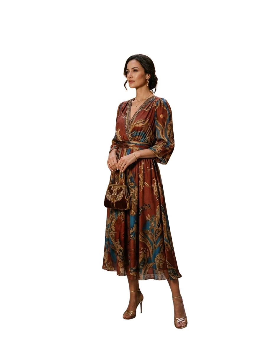 Gemma Deeks Style Guide: Cocktail Attire dinner outfit in Moroco Summer 2026