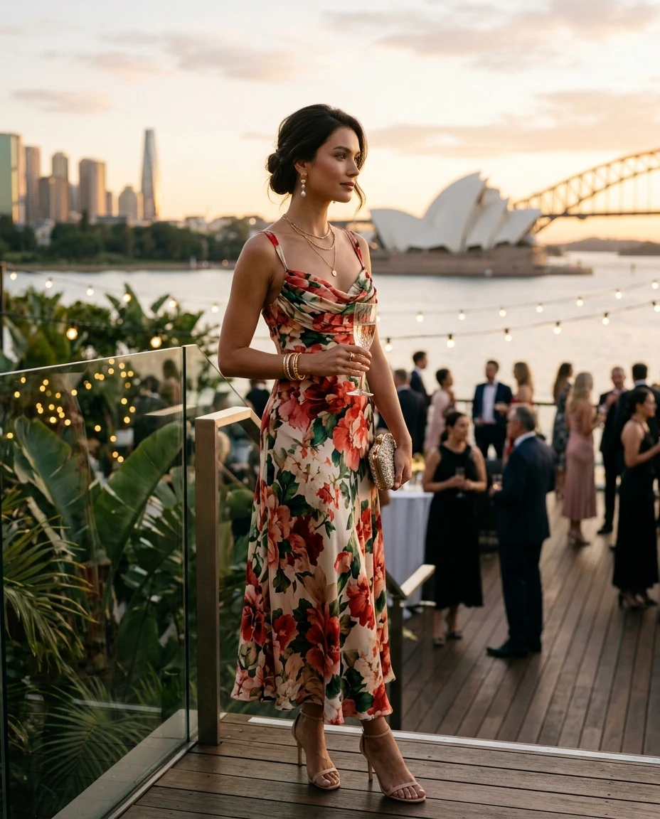 Gemma Deeks Style Guide: Cocktail Attire Holiday parties in Australia Summer 2026