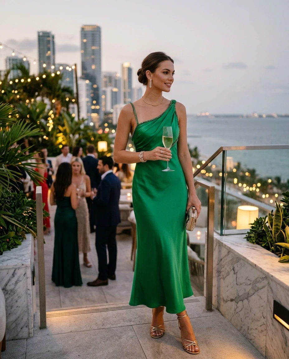 Gemma Deeks Style Guide: Cocktail Attire Holiday parties in Florida Summer 2026