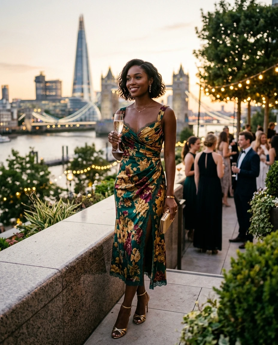 Gemma Deeks Style Guide: Cocktail Attire Holiday parties in London Summer 2026