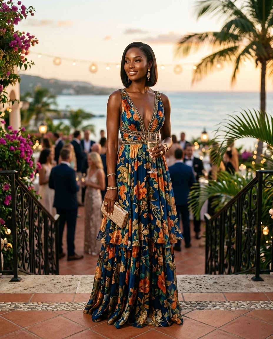 Gemma Deeks Style Guide: Cocktail Attire Holiday parties in Montego Bay Summer 2026