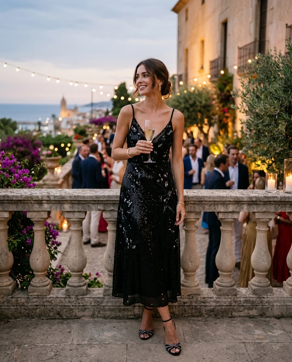 Gemma Deeks Style Guide: Cocktail Attire Holiday parties in Spain Summer 2026