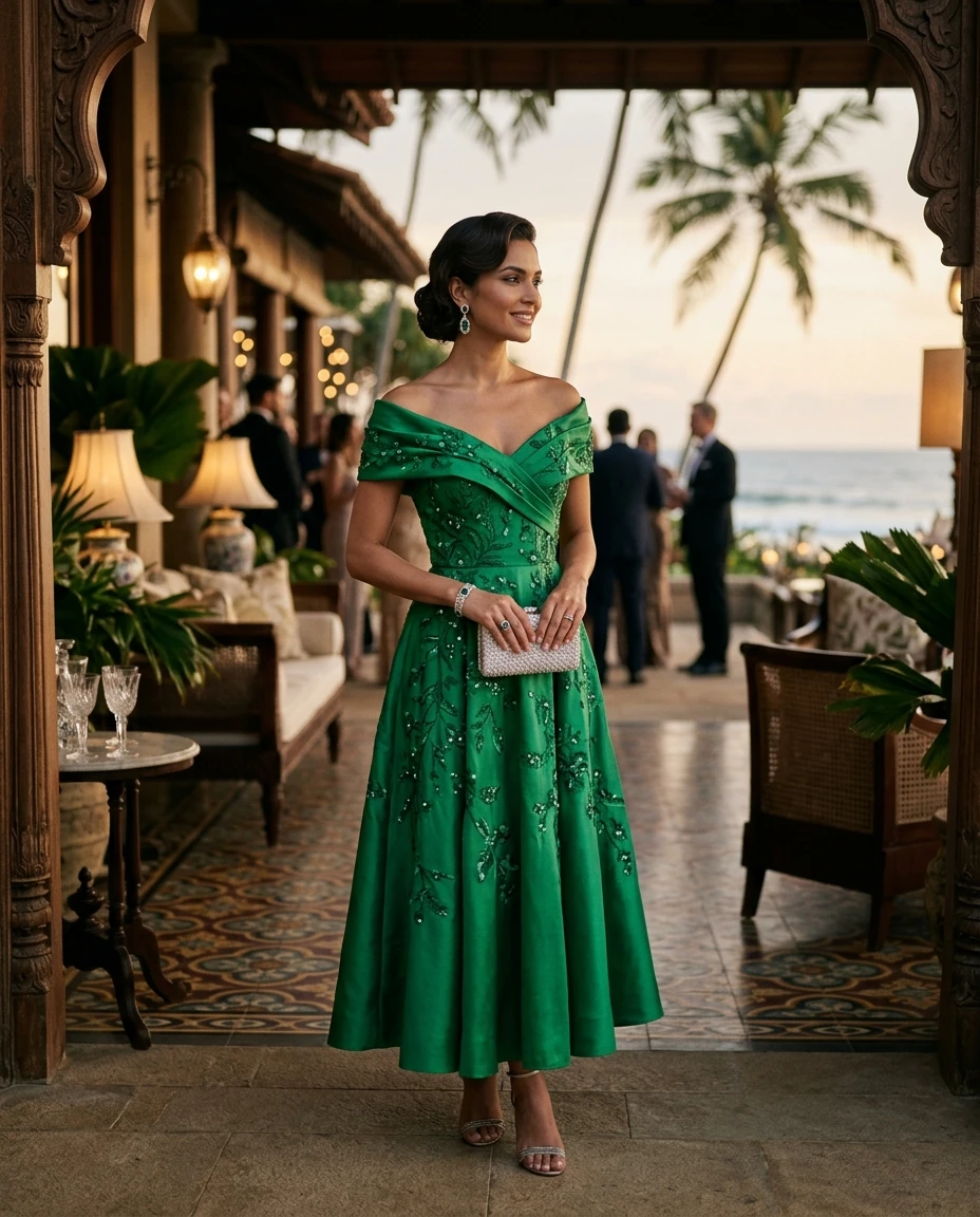Gemma Deeks Style Guide: Cocktail Attire Holiday parties in Sri Lanka Summer 2026