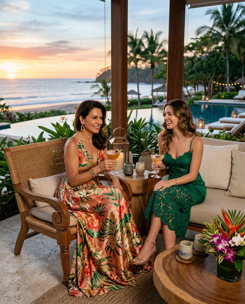 Gemma Deeks Style Guide: Cocktail Attire Mother’s Day in Costa Rica Summer 2026