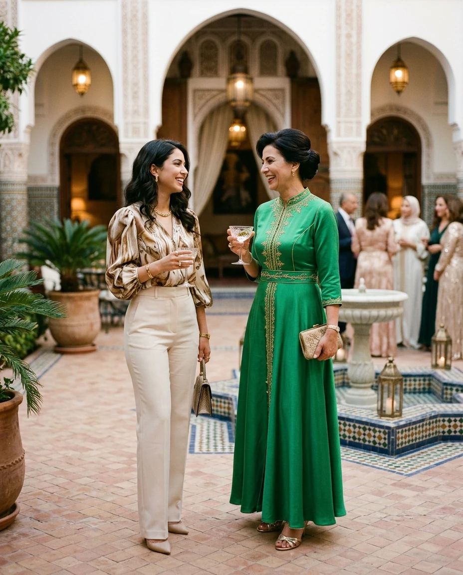 Gemma Deeks Style Guide: Cocktail Attire Mother’s Day in Moroco Summer 2026