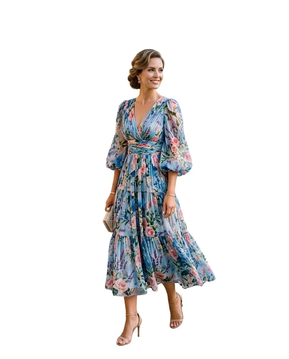 Gemma Deeks Style Guide: Cocktail Attire wedding guest dress in Provence France Summer 2026
