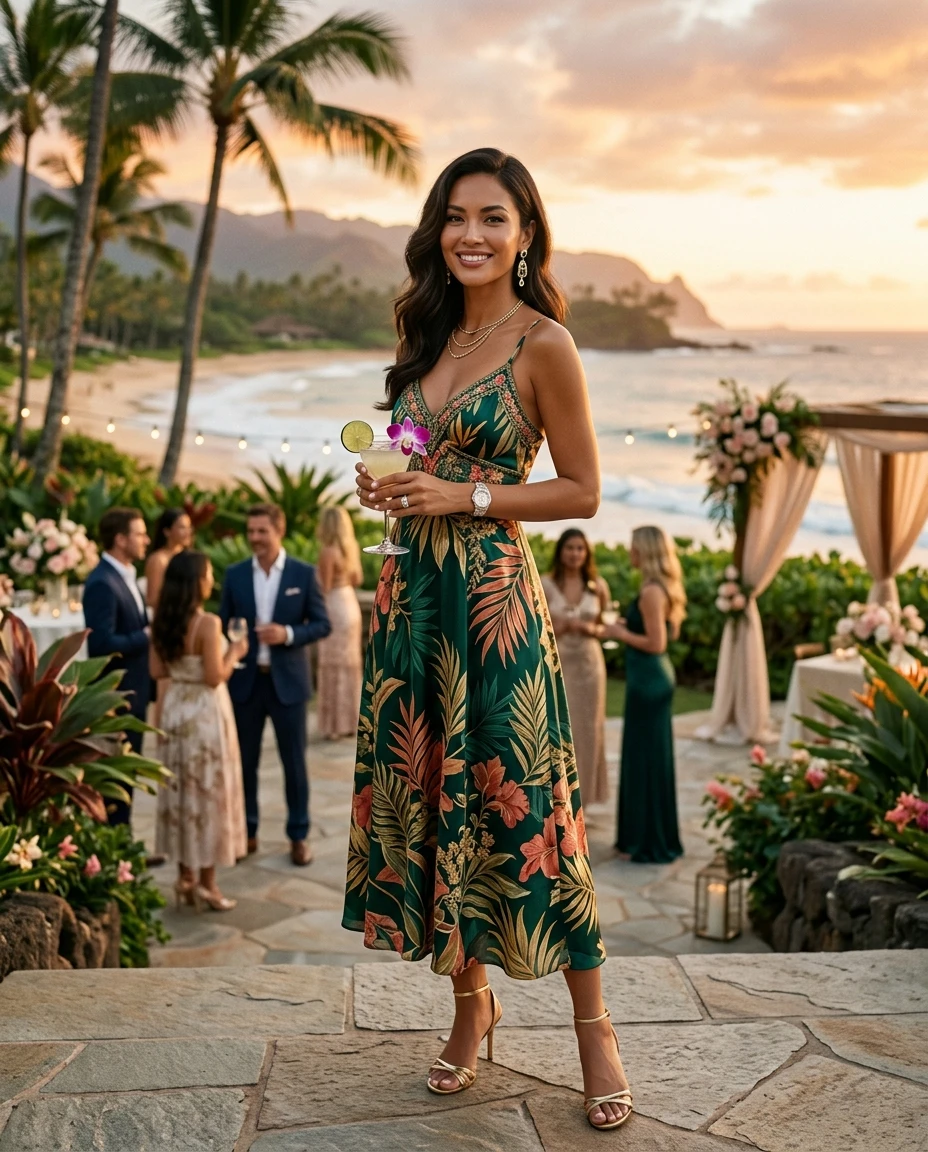 Gemma Deeks Style Guide: Cocktail Birthday in Hawaii Summer 2026