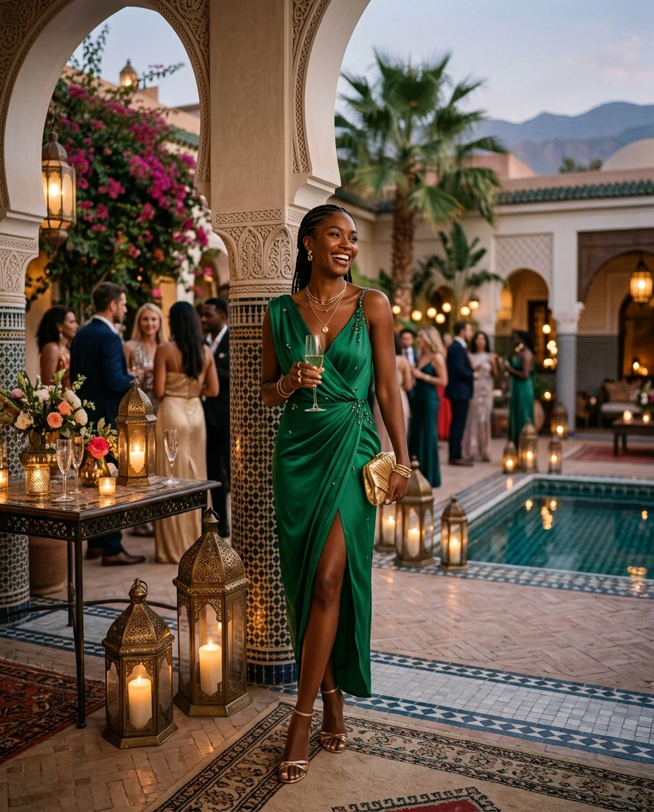 Gemma Deeks Style Guide: Cocktail Birthday in Moroco Summer 2026