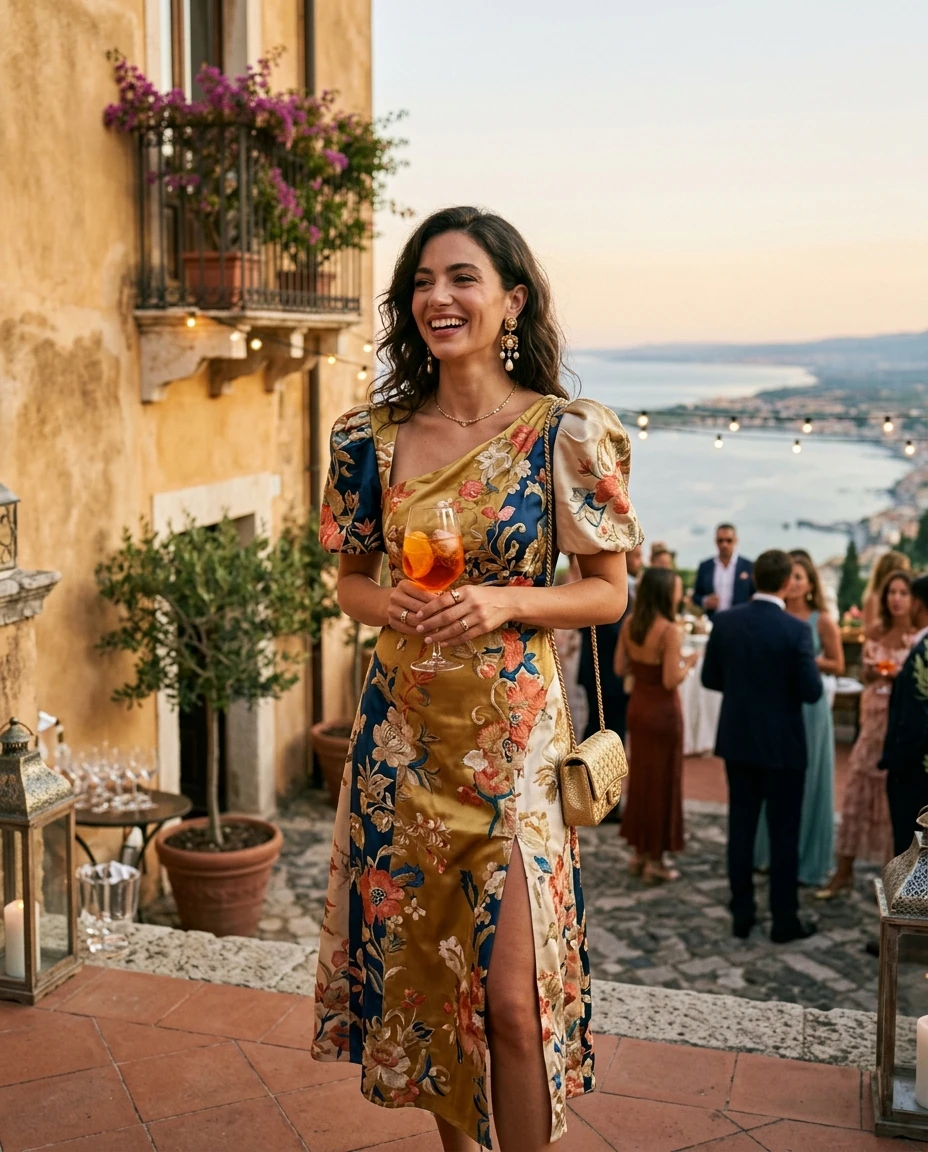 Gemma Deeks Style Guide: Cocktail Birthday in Sicily Summer 2026