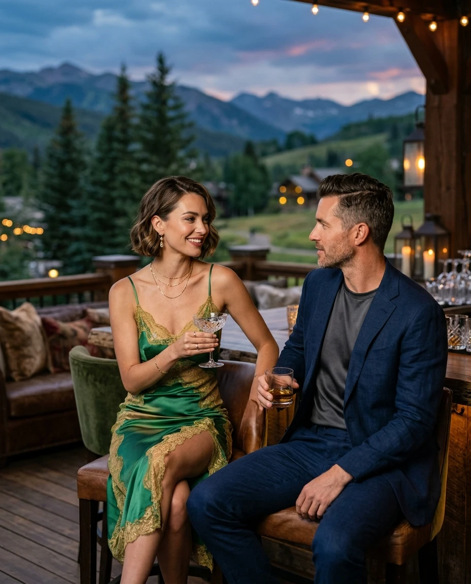 Gemma Deeks Style Guide: Cocktail Date night in Aspen Summer 2026