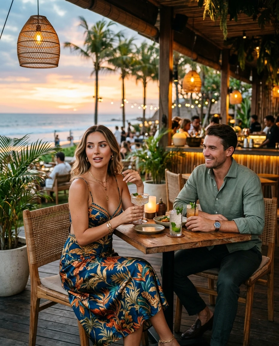 Gemma Deeks Style Guide: Cocktail Date night in Bali Summer 2026