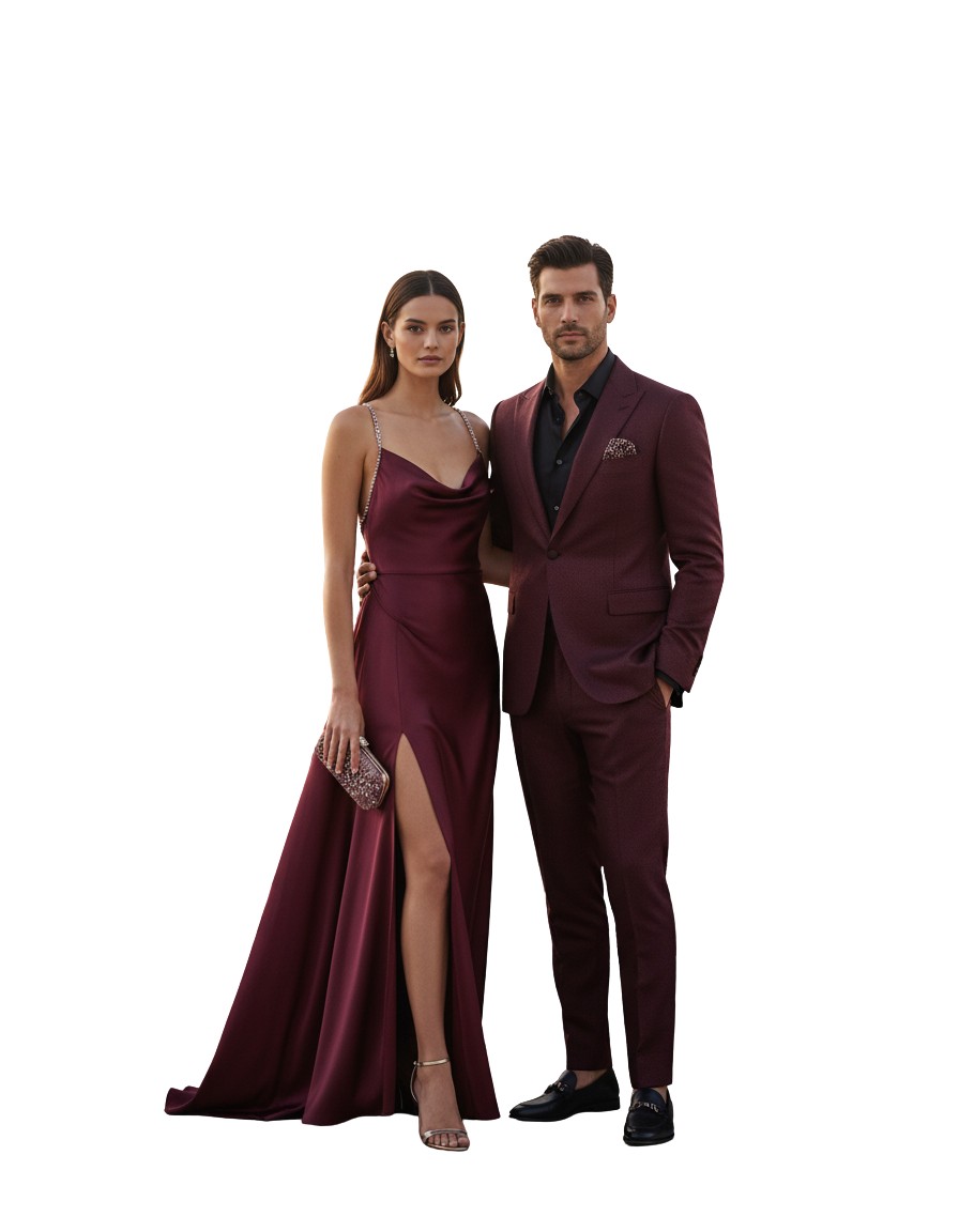 Gemma Deeks Style Guide: Cocktail Date night in Burgundy Summer 2026