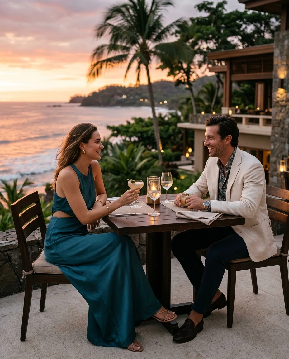 Gemma Deeks Style Guide: Cocktail Date night in Costa Rica Summer 2026