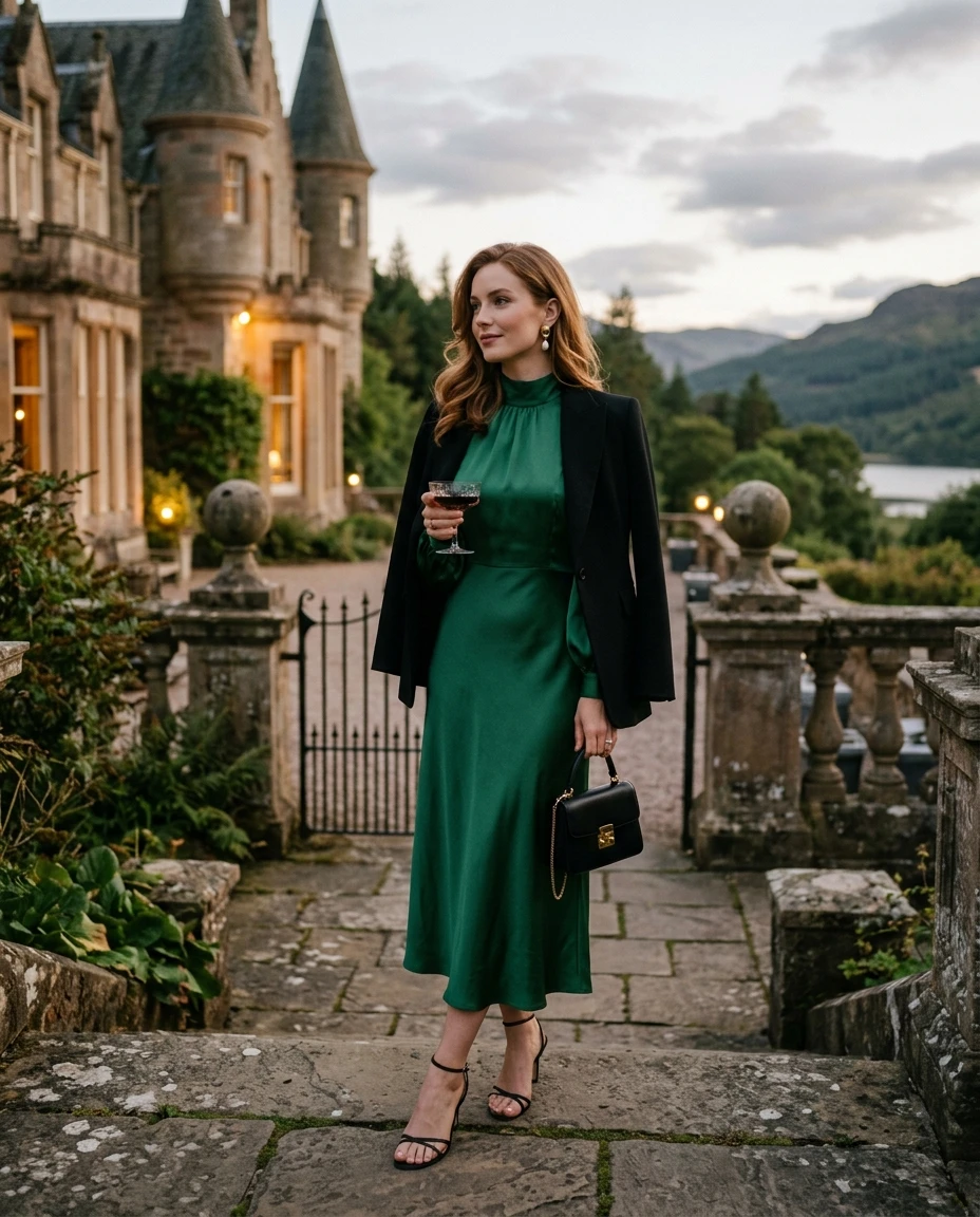 Gemma Deeks Style Guide: Cocktail Date night in Scotland Summer 2026