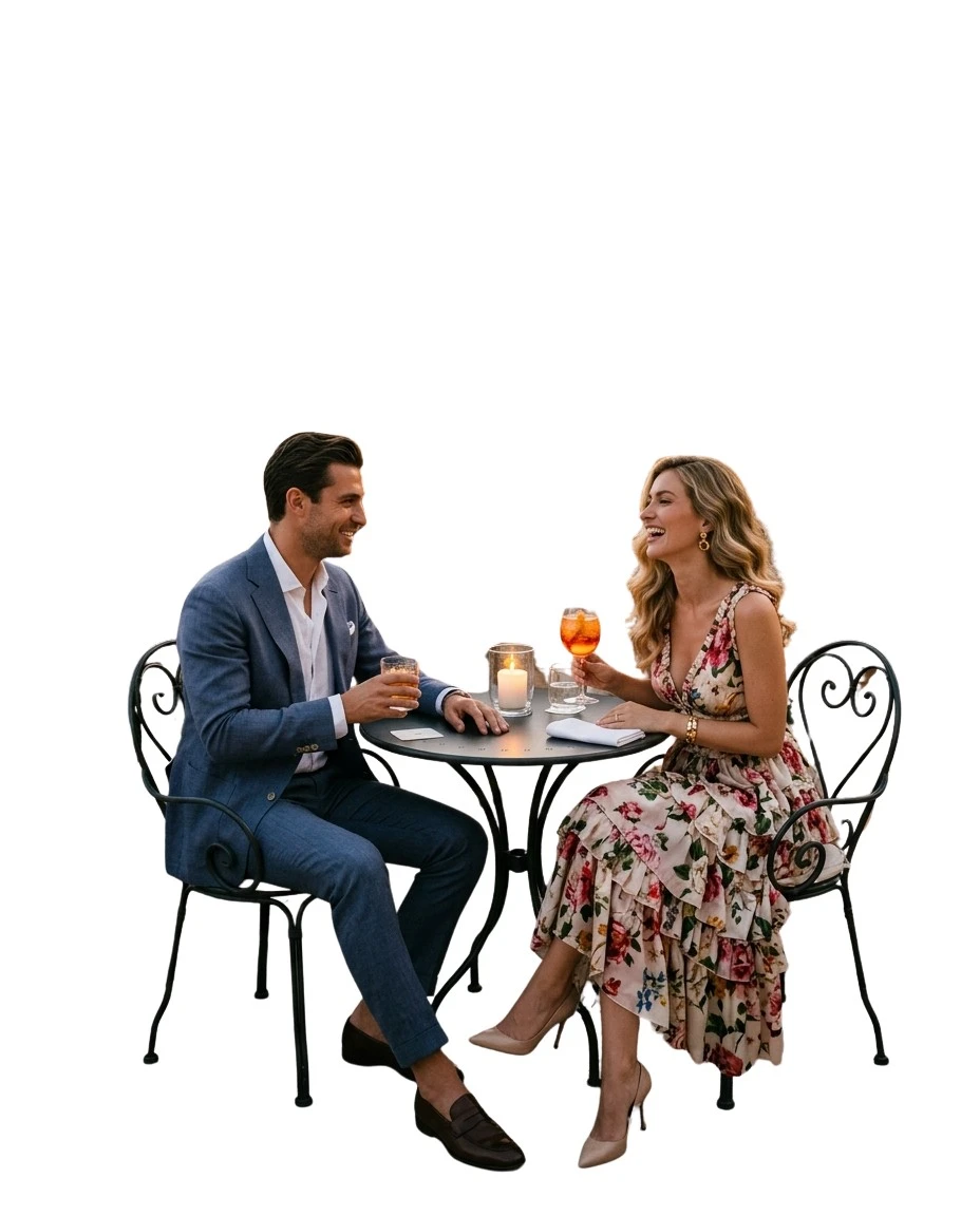 Gemma Deeks Style Guide: Cocktail Date night in Sicily Summer 2026