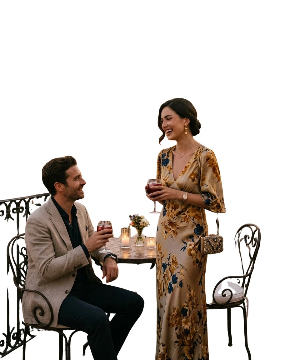 Gemma Deeks Style Guide: Cocktail Date night in Spain Summer 2026