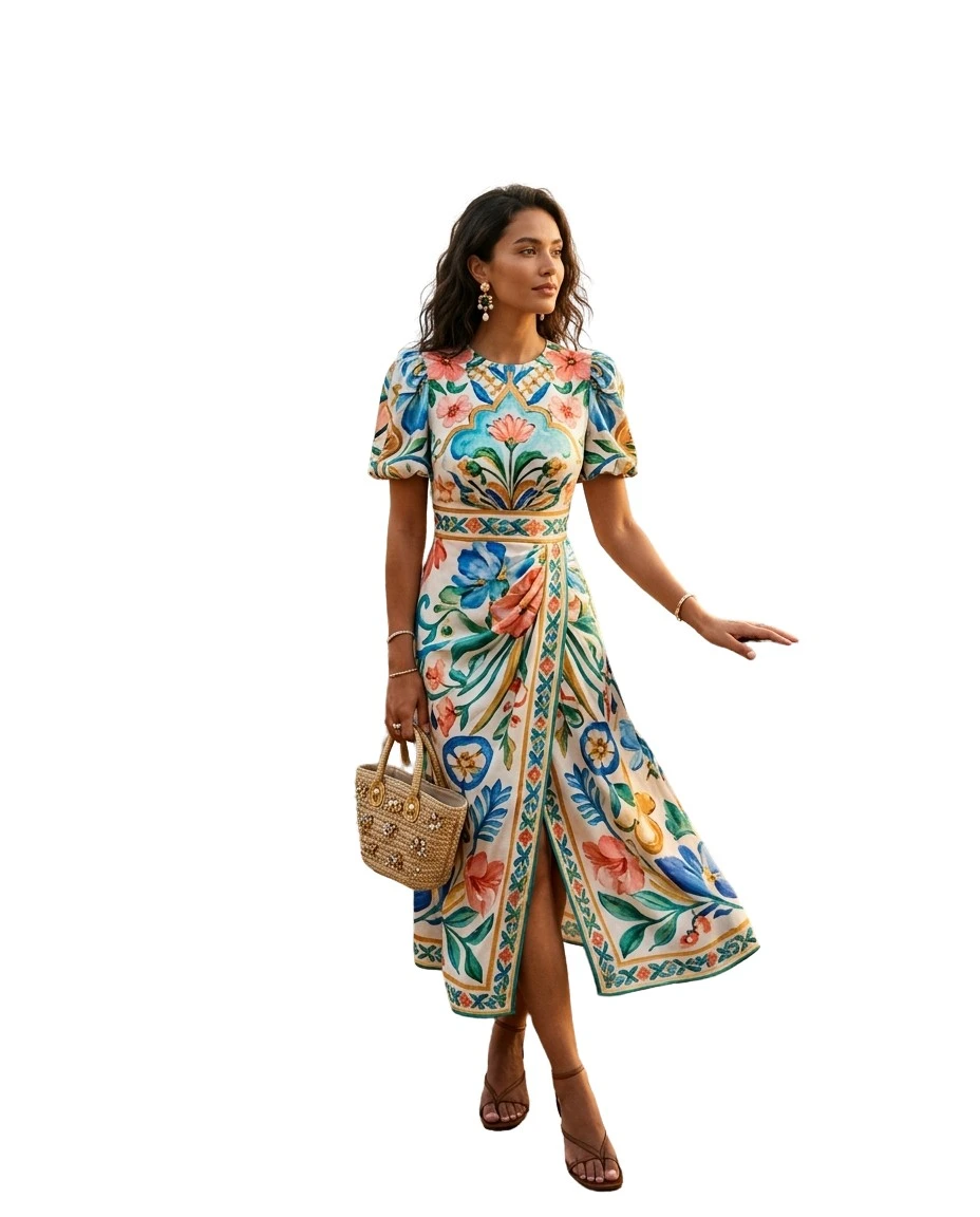 Gemma Deeks Style Guide: Cocktail Designer Summer Dresses in Majorca Summer 2026