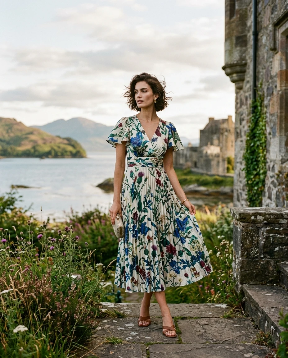 Gemma Deeks Style Guide: Cocktail Designer Summer Dresses in Scotland Summer 2026