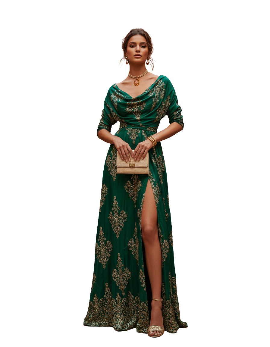 Gemma Deeks Style Guide: Cocktail dinner outfit in Marrakech Summer 2026