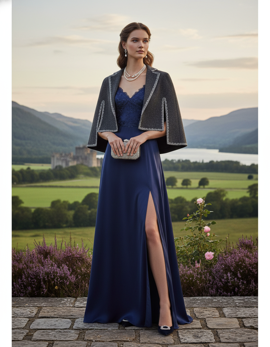 Gemma Deeks Style Guide: Cocktail dinner outfit in Scotland Summer 2026