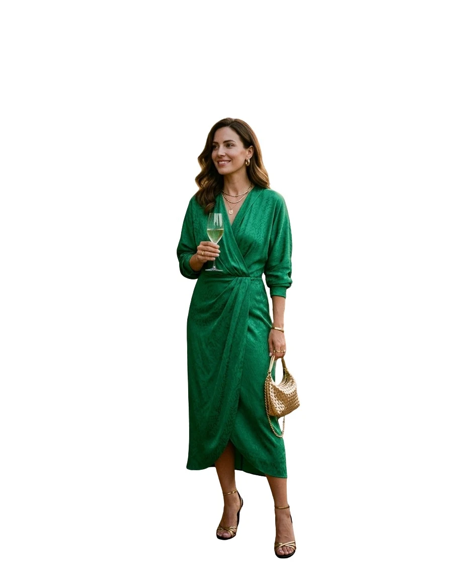 Gemma Deeks Style Guide: Cocktail dinner outfit in Tuscany Summer 2026