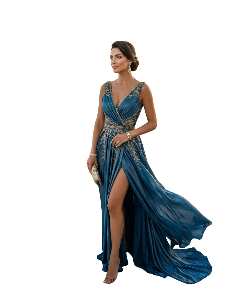 Gemma Deeks Style Guide: Cocktail gala gown in Greece Summer 2026